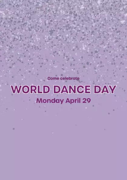 We are celebrating World Dance Day